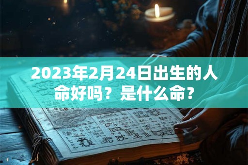 2023年2月24日出生的人命好吗？是什么命？