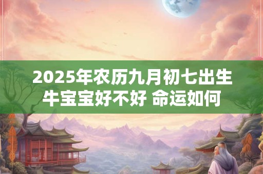 2025年农历九月初七出生牛宝宝好不好 命运如何