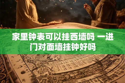 家里钟表可以挂西墙吗 一进门对面墙挂钟好吗 家里钟表可以挂西墙吗 一进门对面墙挂钟好吗