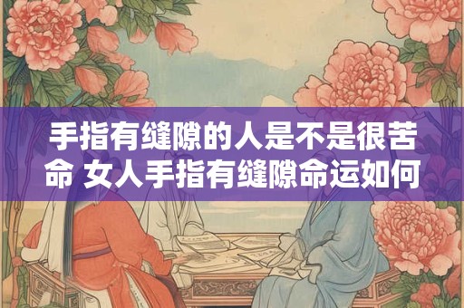 手指有缝隙的人是不是很苦命 女人手指有缝隙命运如何