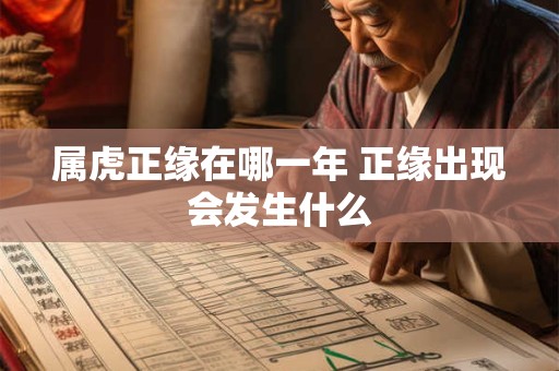 属虎正缘在哪一年 正缘出现会发生什么 属虎正缘在哪一年 正缘出现会发生什么