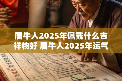 属牛人2025年佩戴什么吉祥物好 属牛人2025年运气如何