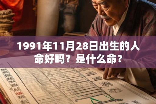 1991年11月28日出生的人命好吗？是什么命？