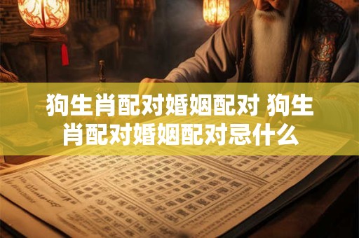 狗生肖配对婚姻配对 狗生肖配对婚姻配对忌什么
