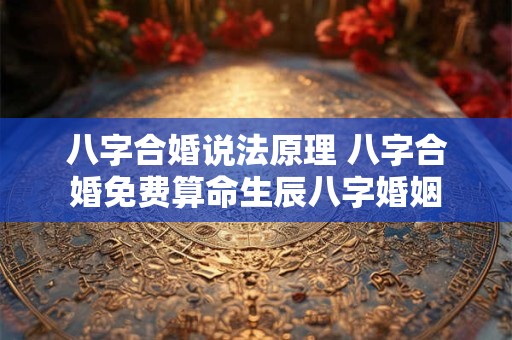 八字合婚说法原理 八字合婚免费算命生辰八字婚姻