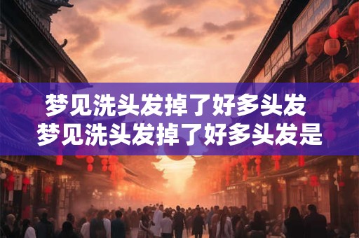 梦见洗头发掉了好多头发 梦见洗头发掉了好多头发是怎么回事