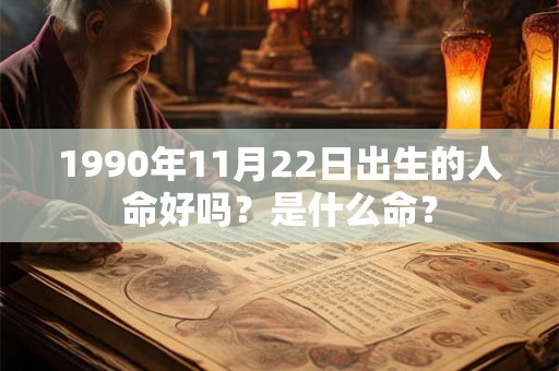 1990年11月22日出生的人命好吗？是什么命？