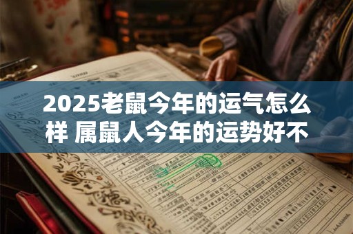 2025老鼠今年的运气怎么样 属鼠人今年的运势好不好