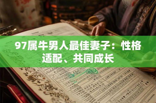 97属牛男人最佳妻子：性格适配、共同成长
