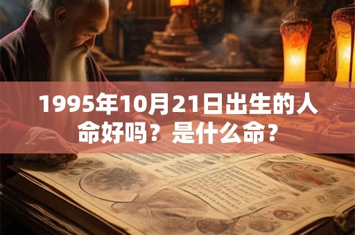 1995年10月21日出生的人命好吗？是什么命？