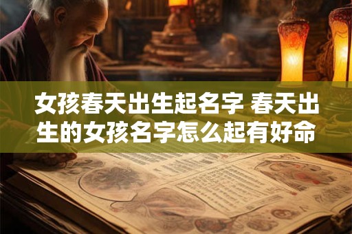 女孩春天出生起名字 春天出生的女孩名字怎么起有好命