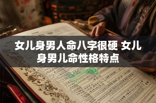 女儿身男人命八字很硬 女儿身男儿命性格特点