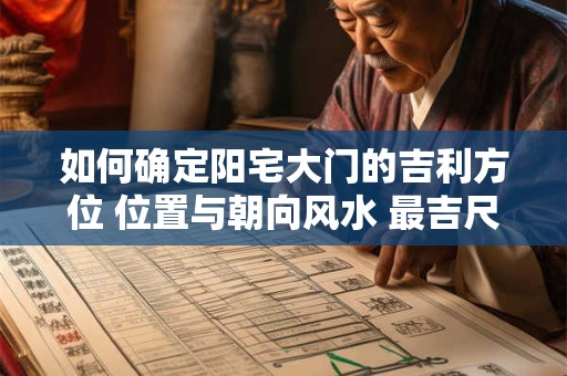 如何确定阳宅大门的吉利方位 位置与朝向风水 最吉尺寸