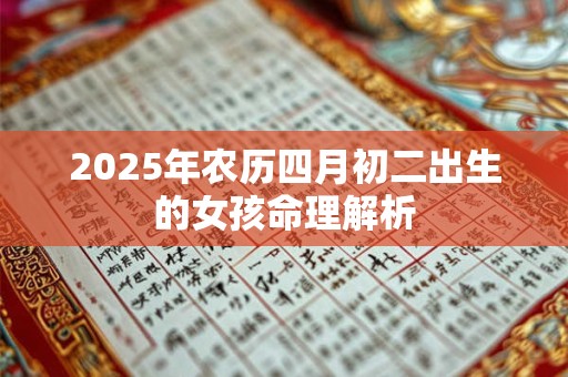 2025年农历四月初二出生的女孩命理解析