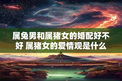 属兔男和属猪女的婚配好不好 属猪女的爱情观是什么样