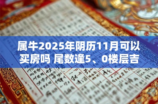 属牛2025年阴历11月可以买房吗 尾数逢5、0楼层吉利