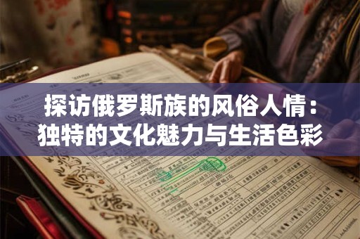 探访俄罗斯族的风俗人情：独特的文化魅力与生活色彩