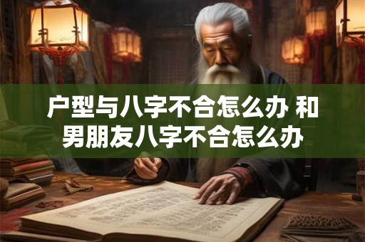 户型与八字不合怎么办 和男朋友八字不合怎么办