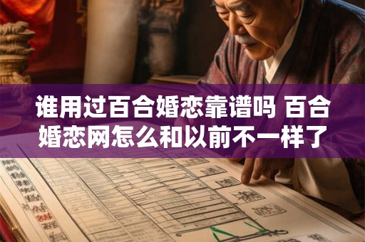 谁用过百合婚恋靠谱吗 百合婚恋网怎么和以前不一样了