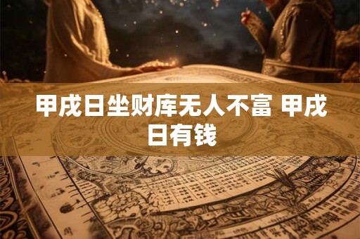 详细阅读:甲戌日坐财库无人不富 甲戌日有钱 甲戌日坐财库无人不富 甲戌日有钱