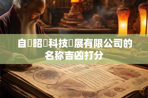 自貢昭齊科技發展有限公司的名称吉凶打分
