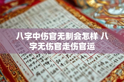 八字中伤官无制会怎样 八字无伤官走伤官运