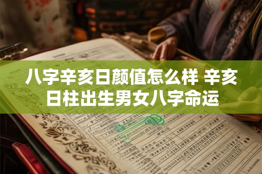 八字辛亥日颜值怎么样 辛亥日柱出生男女八字命运