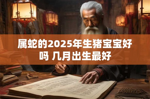 属蛇的2025年生猪宝宝好吗 几月出生最好