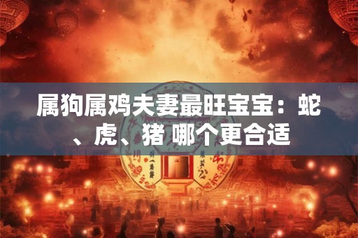 属狗属鸡夫妻最旺宝宝：蛇、虎、猪 哪个更合适
