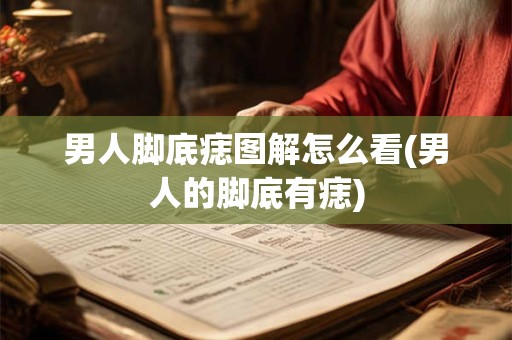 男人脚底痣图解怎么看(男人的脚底有痣)