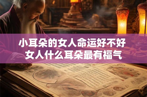 小耳朵的女人命运好不好 女人什么耳朵最有福气