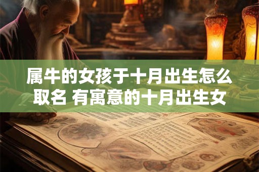 属牛的女孩于十月出生怎么取名 有寓意的十月出生女孩名字推荐