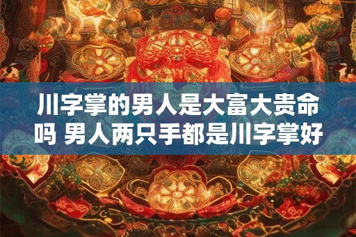 川字掌的男人是大富大贵命吗 男人两只手都是川字掌好不好