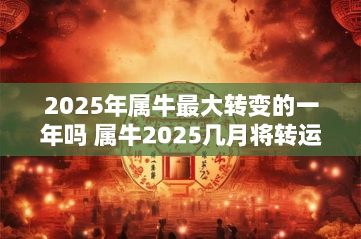 2025年属牛最大转变的一年吗 属牛2025几月将转运