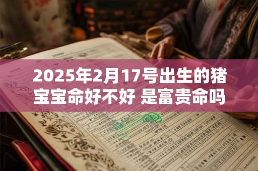2025年2月17号出生的猪宝宝命好不好 是富贵命吗