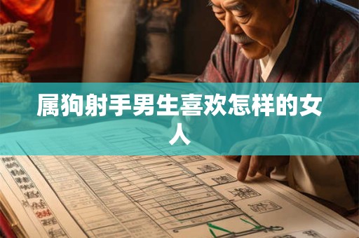 属狗射手男生喜欢怎样的女人