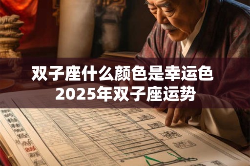 双子座什么颜色是幸运色 2025年双子座运势 双子座什么颜色是幸运色 2025年双子座运势
