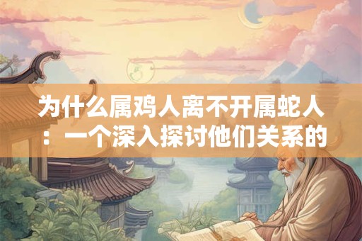 为什么属鸡人离不开属蛇人：一个深入探讨他们关系的解析