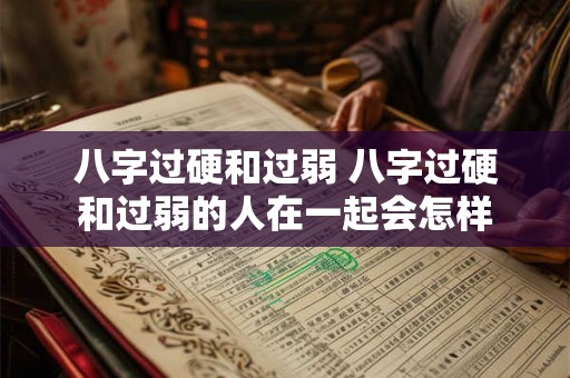八字过硬和过弱 八字过硬和过弱的人在一起会怎样