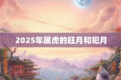 2025年属虎的旺月和犯月