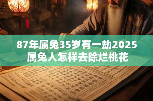 87年属兔35岁有一劫2025 属兔人怎样去除烂桃花 87年属兔35岁有一劫2025 属兔人怎样去除烂桃花
