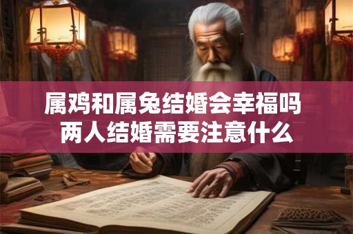 属鸡和属兔结婚会幸福吗 两人结婚需要注意什么