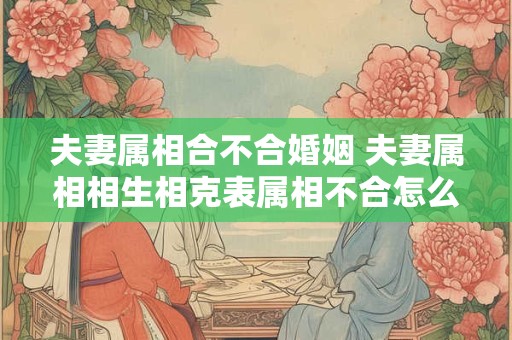 夫妻属相合不合婚姻 夫妻属相相生相克表属相不合怎么破