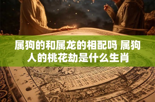 属狗的和属龙的相配吗 属狗人的桃花劫是什么生肖