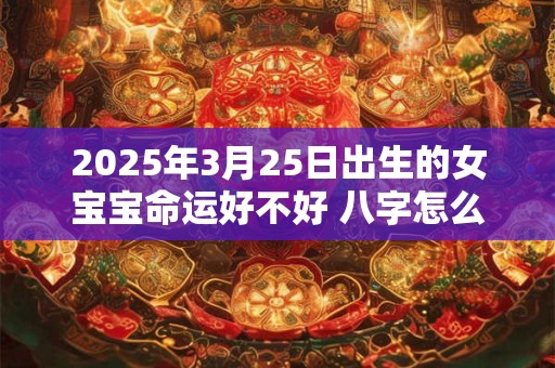 2025年3月25日出生的女宝宝命运好不好 八字怎么样