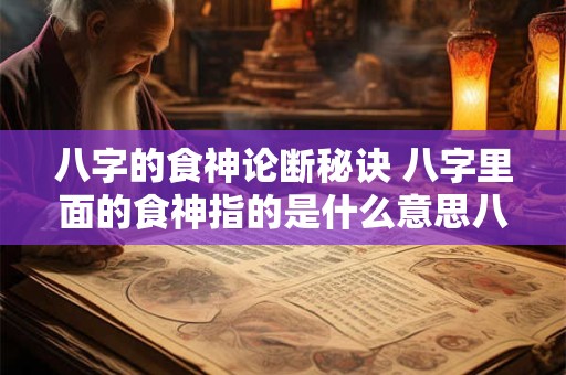 八字的食神论断秘诀 八字里面的食神指的是什么意思八