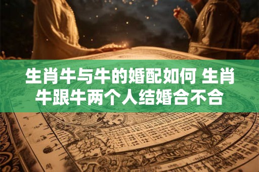生肖牛与牛的婚配如何 生肖牛跟牛两个人结婚合不合