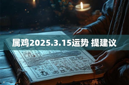 属鸡2025.3.15运势 提建议