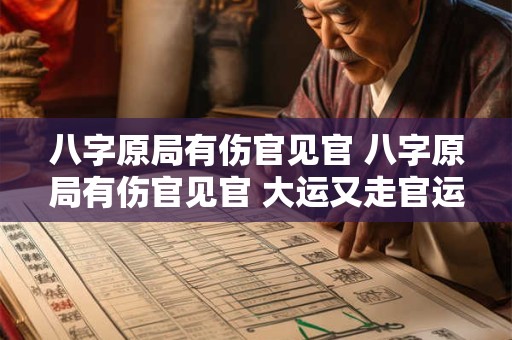 八字原局有伤官见官 八字原局有伤官见官 大运又走官运怎么样 八字原局有伤官见官 八字原局有伤官见官 大运又走官运怎么样