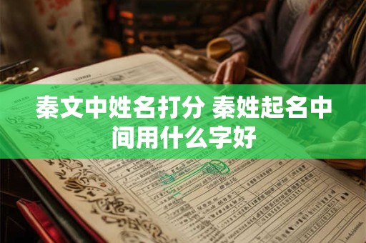 秦文中姓名打分 秦姓起名中间用什么字好